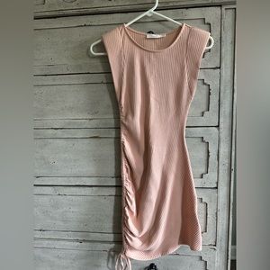 Lush brand pink muscle tee dress